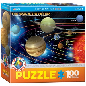 Eurographics (6100-1009) - "The Solar System" - 100 pieces puzzle