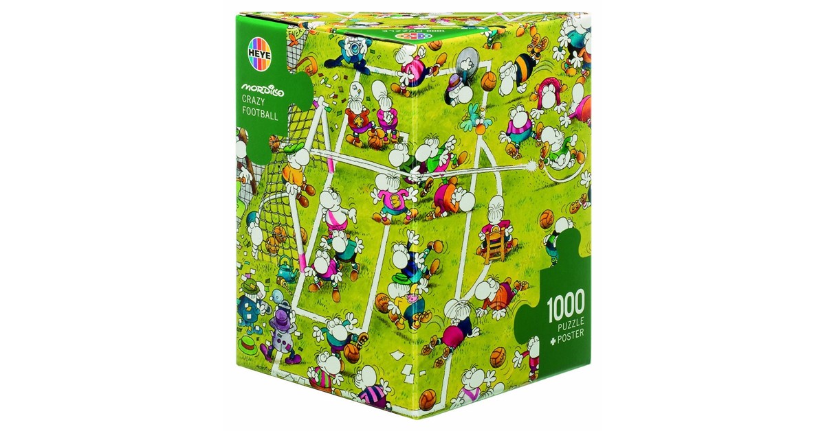 Puzzle Futbol Mordillo ( Ref: 0000029091 )  Cartoon puzzle, Jigsaw puzzles,  Where's waldo pictures