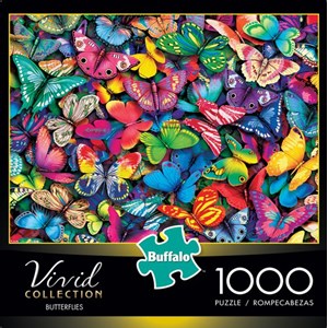 Buffalo Games (11704) - "Butterflies" - 1000 pieces puzzle