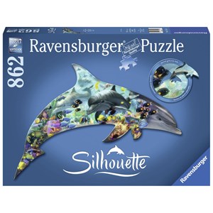 Ravensburger (16154) - "Dolphin" - 862 pieces puzzle