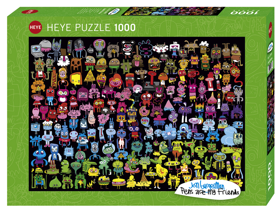 Amazon | HEYE Puzzle ヘイパズル 29786 Jon Burgerman : Doodle