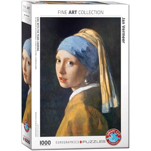 Eurographics (6000-5158) - Johannes Vermeer: "Girl with the Pearl Earring" - 1000 pieces puzzle
