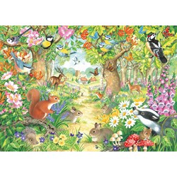 Falcon (11155) - "A Woodland Trail" - 1000 pieces puzzle