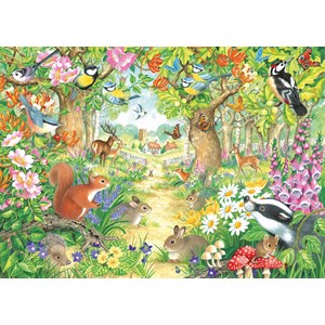 Falcon (11155) - "A Woodland Trail" - 1000 pieces puzzle
