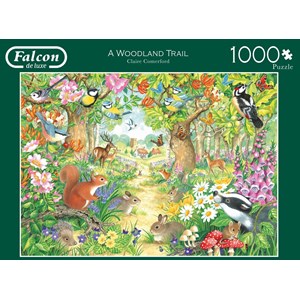 Falcon (11155) - "A Woodland Trail" - 1000 pieces puzzle