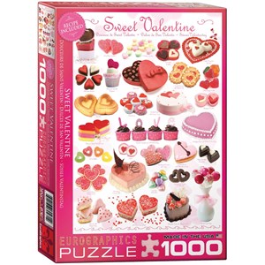 Eurographics (6000-0431) - "Sweet Valentine" - 1000 pieces puzzle