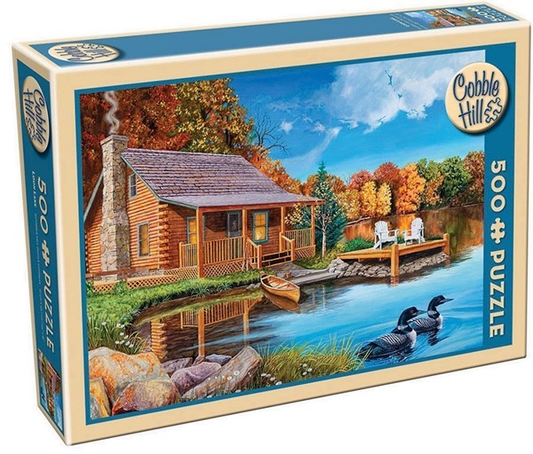 Cobble Hill (52048) - "Loon Lake" - 500 pieces puzzle