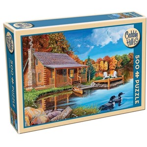 Cobble Hill (52048) - "Loon Lake" - 500 pieces puzzle