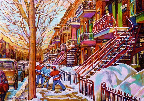 Ravensburger (19543) - "Street Hockey" - 1000 pieces puzzle