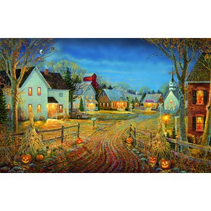 SunsOut (29124) - Sam Timm: "A Country Town in Autumn" - 550 pieces puzzle