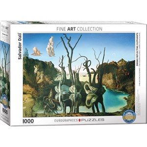 Eurographics (6000-0846) - Salvador Dali: "Swans Reflecting Elephants" - 1000 pieces puzzle