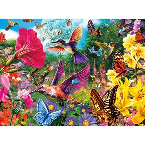 Buffalo Games (11708) - Steve Read: "Hummingbird Garden" - 1000 pieces puzzle