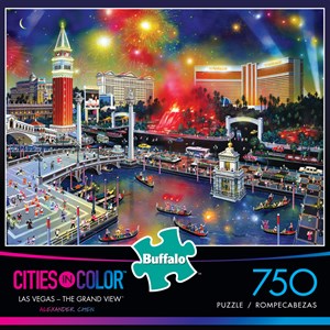 Buffalo Games (17112) - Alexander Chen: "Las Vegas - The Grand View" - 750 pieces puzzle