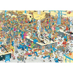Jumbo (17466) - Jan van Haasteren: "Queued Up!" - 1000 pieces puzzle