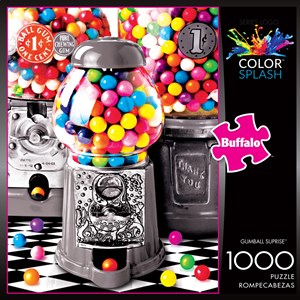 Buffalo Games (11641) - "Gumball Surprise (Color Splash)" - 1000 pieces puzzle
