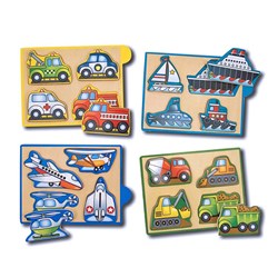 Melissa and Doug (4791) - "Vehicles" - 4 pieces puzzle