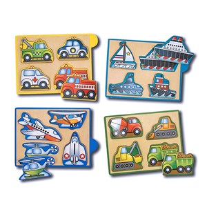 Melissa and Doug (4791) - "Vehicles" - 4 pieces puzzle