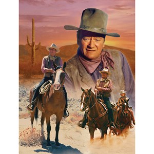 MasterPieces (71239) - "John Wayne, The Cowboy Way" - 1000 pieces puzzle