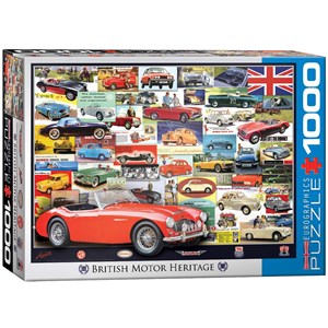 Eurographics (6000-0805) - "British Motor Heritage" - 1000 pieces puzzle