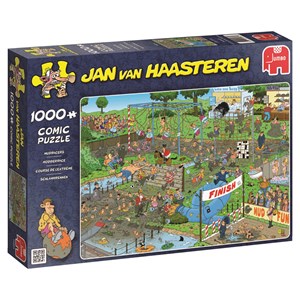 Jumbo (19064) - Jan van Haasteren: "Mudracers" - 1000 pieces puzzle
