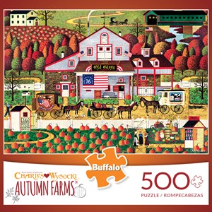 Buffalo Games (3871) - Charles Wysocki: "Autumn Farms" - 500 pieces puzzle