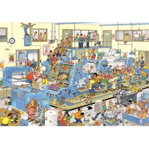 Jumbo (19038) - Jan van Haasteren: "The Printing Office" - 3000 pieces puzzle
