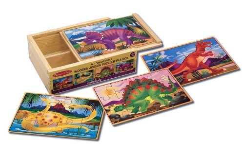 Melissa and Doug (3791) - "Dinosaurs" - 12 pieces puzzle