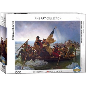 Eurographics (6000-0829) - Emanuel Leutze: "Washington Crossing the Delaware" - 1000 pieces puzzle