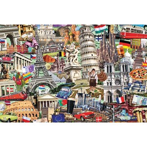 Jumbo (18355) - "Best of… European Cities" - 1500 pieces puzzle
