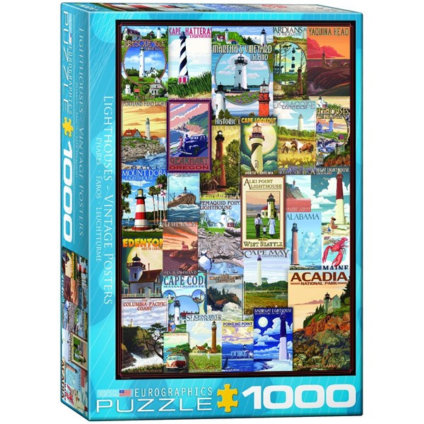 Eurographics (6000-0779) - "Lighthouses" - 1000 pieces puzzle