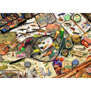Ravensburger (19600) - Aimee Stewart: "Fishing Fun" - 1000 pieces puzzle