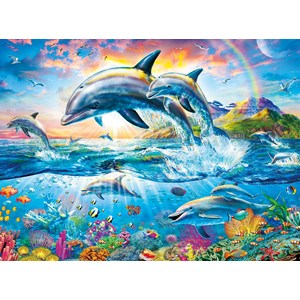 Buffalo Games (11709) - "Dolphin Paradise" - 1000 pieces puzzle