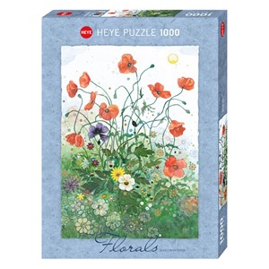 Heye (29774) - Jane Crowther: "Red Poppies" - 1000 pieces puzzle