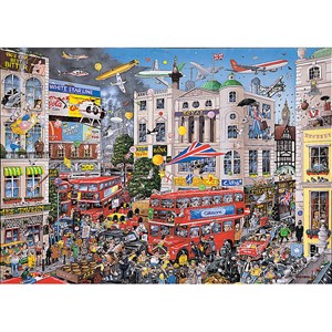 Gibsons (G579) - Mike Jupp: "I Love London" - 1000 pieces puzzle