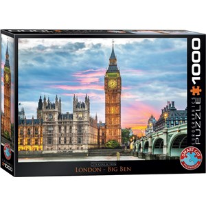 Eurographics (6000-0764) - "London, Big Ben" - 1000 pieces puzzle