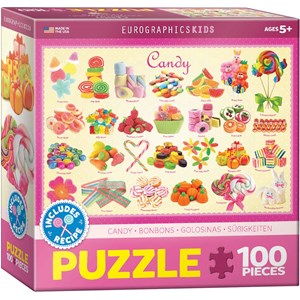 Eurographics (6100-0521) - "Candy" - 100 pieces puzzle