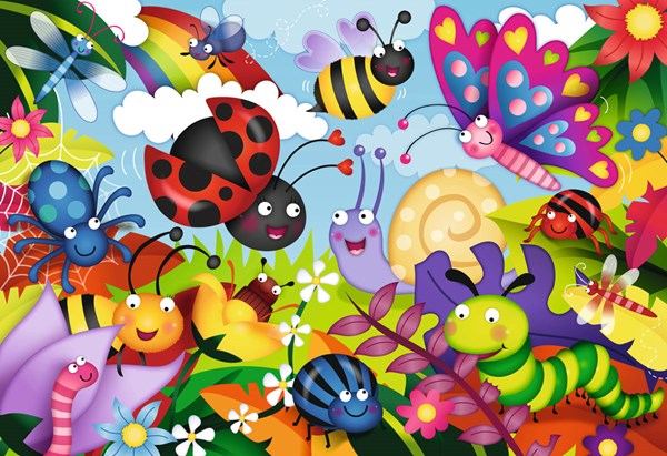 Ravensburger (05447) - "Cute Bugs" - 24 pieces puzzle