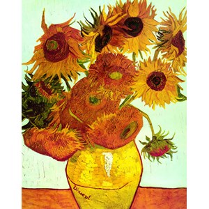 Eurographics (8104-3688) - Vincent van Gogh: "Twelve Sunflowers" - 100 pieces puzzle
