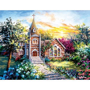 SunsOut (19290) - Nicky Boehme: "A Tranquil Setting" - 1000 pieces puzzle