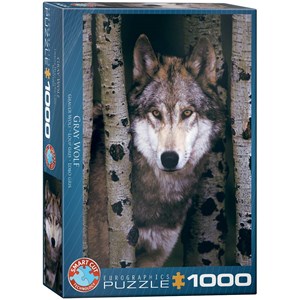 Eurographics (6000-1244) - "Gray Wolf" - 1000 pieces puzzle