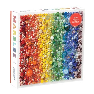 Chronicle Books / Galison (9780735351219) - "Rainbow Marbles" - 500 pieces puzzle