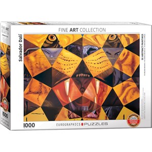 Eurographics (6000-0843) - Salvador Dali: "Fifty Abstract Paintings" - 1000 pieces puzzle