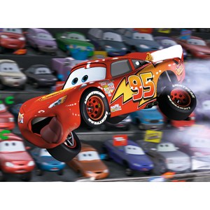 Ravensburger (10721) - "Cars Everywhere!" - 100 pieces puzzle