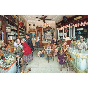 SunsOut (44274) - Susan Brabeau: "Soda Fountain" - 1000 pieces puzzle