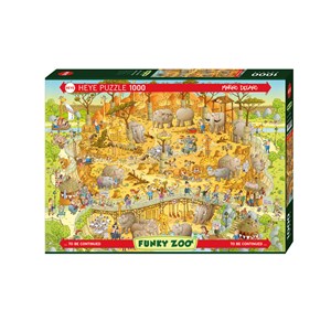 Heye (29639) - Marino Degano: "African Habitat" - 1000 pieces puzzle