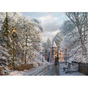 Eurographics (6000-0425) - Dominic Davison: "New England Christmas Stroll" - 1000 pieces puzzle