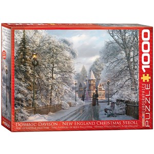 Eurographics (6000-0425) - Dominic Davison: "New England Christmas Stroll" - 1000 pieces puzzle