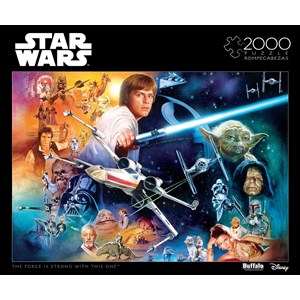Buffalo Games (2063) - "Star Wars™: "The Force is Strong with This One"" - 2000 pieces puzzle