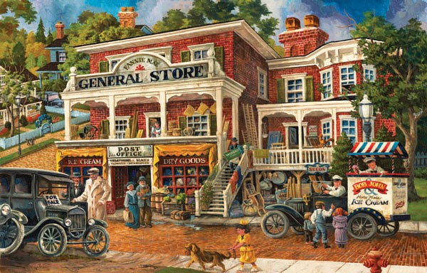 SunsOut (56073) - Tom Antonishak: "Fannie Mae's General Store" - 1000 pieces puzzle