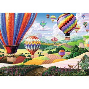 Ravensburger (14871) - Joseph Burgess: "Brilliant Balloons" - 500 pieces puzzle